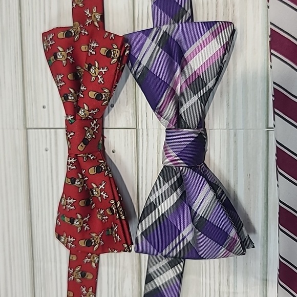 Little black tie adjustable bow tie - Picture 2 of 7